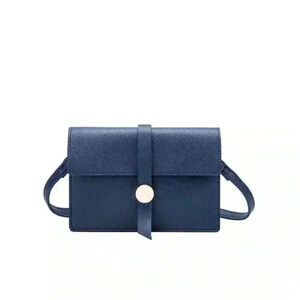 Melie Bianco Nicky Vegan Leather Mini Crossbody, Navy